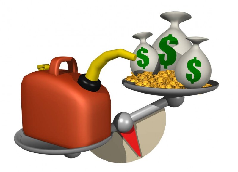 El litro de la gasolina por 39 rublos