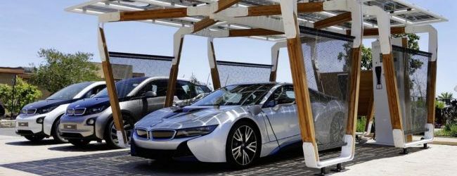 Tejavana solar para recargar los BMW i3 e i8